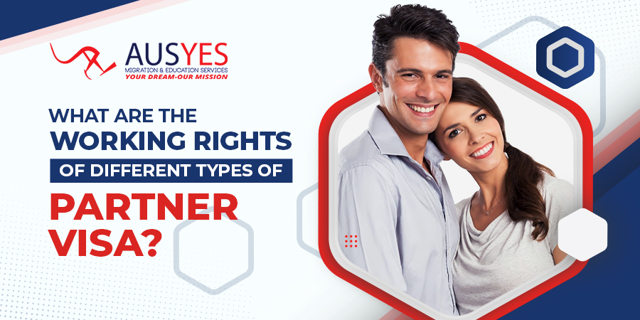 What are the Working Rights of Different types of Partner Visa