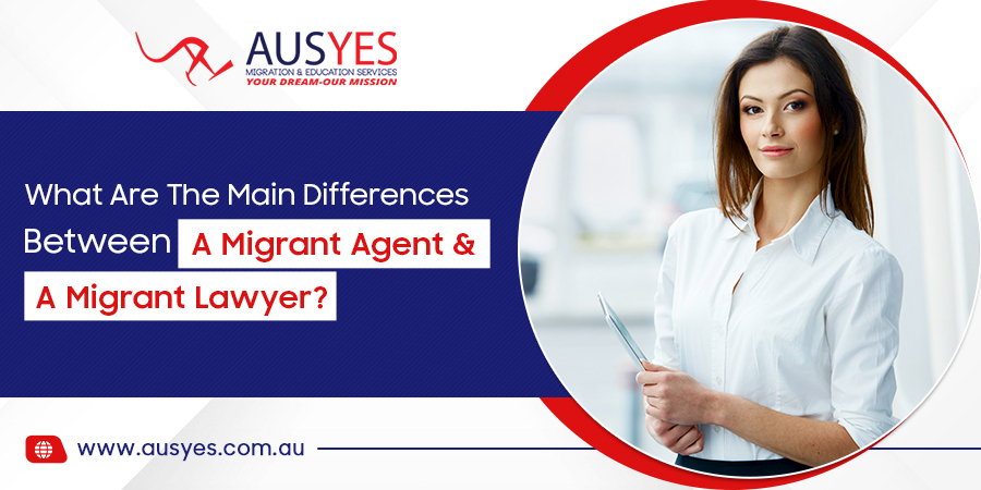 difference between migration agent and migration lawyer